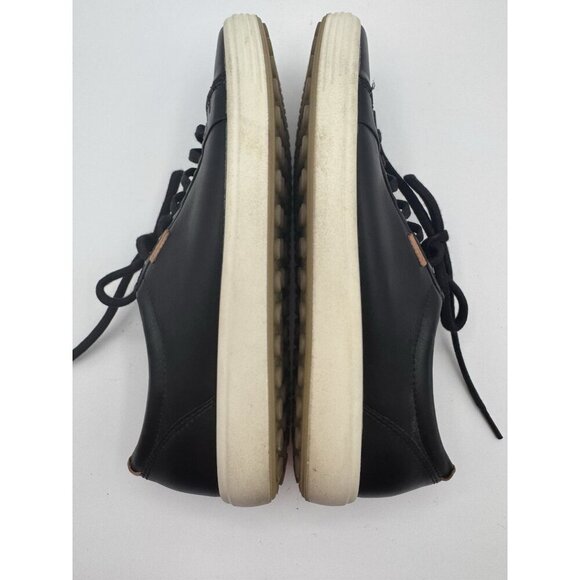 Ecco Sneakers Soft 7 Low Womens Size 9-9.5 Black Casual Walking Lace Up Shoes - Picture 13 of 16